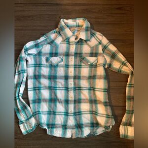 Wrangler medium plaid shirt